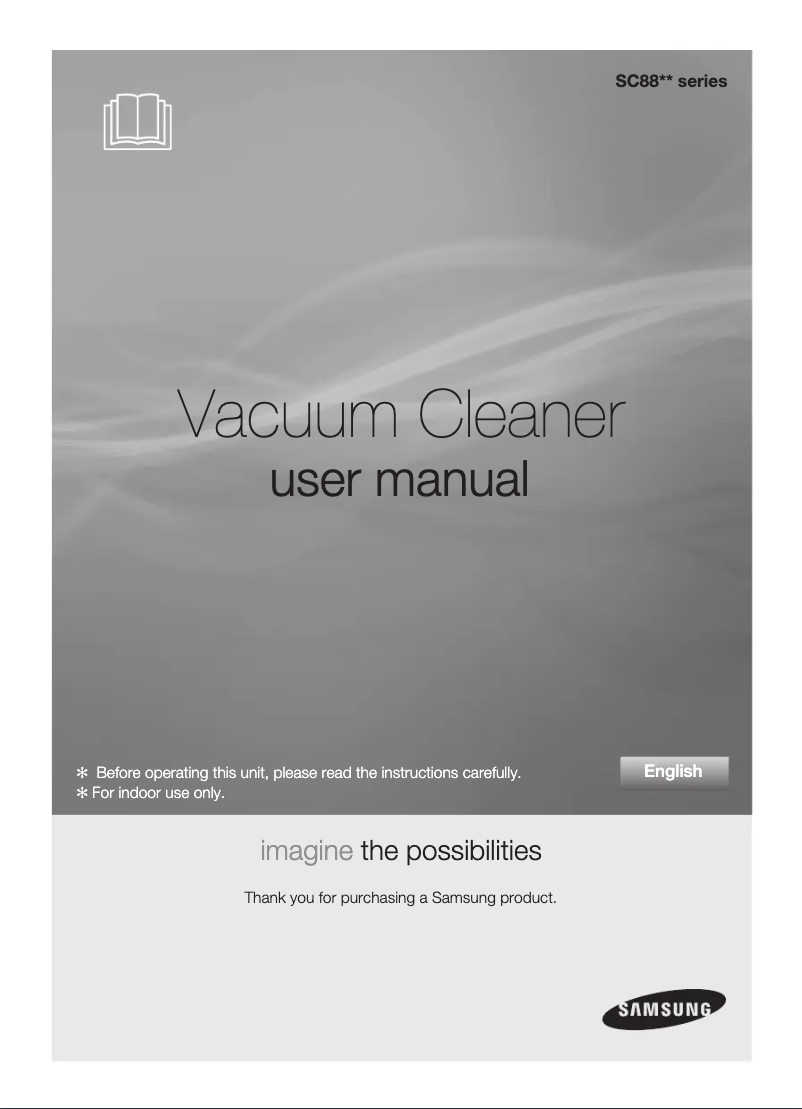 Página 1 del manual Manual de usuario Samsung SC8835