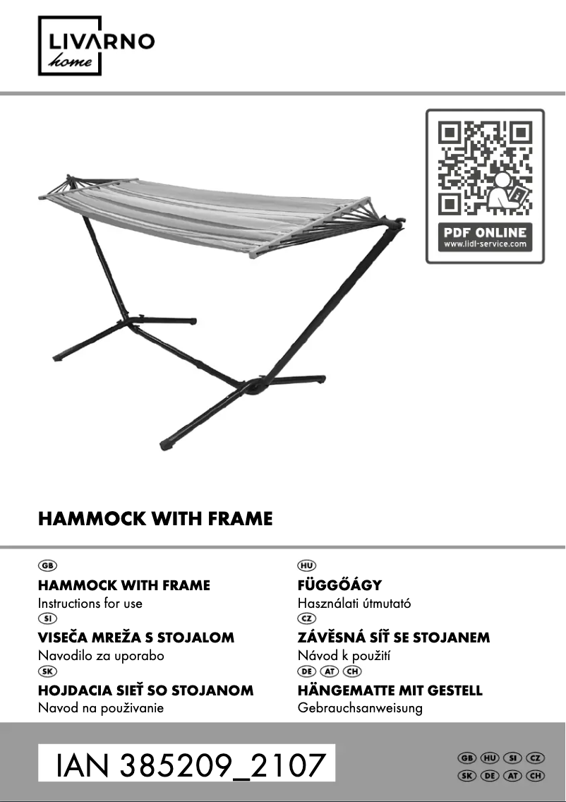 Page 1 of the manual User Manual Livarno Lux IAN 385209