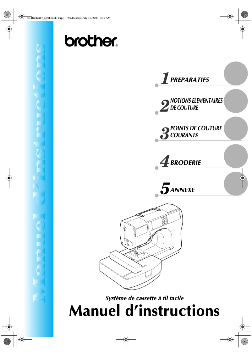 Página 1 del manual Manual de usuario Brother Innov-is 500D
