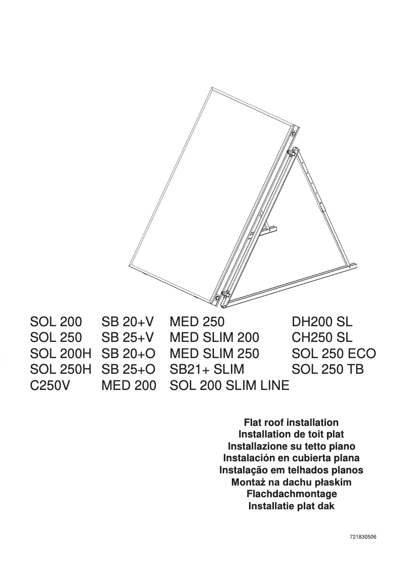 Page 1 de la notice Manuel utilisateur Baxi SOL 250