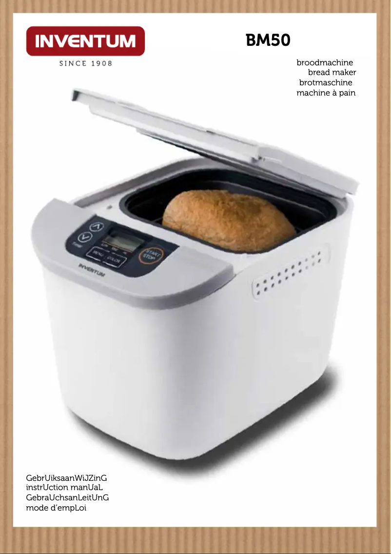 Page 1 de la notice Manuel utilisateur Inventum BM50