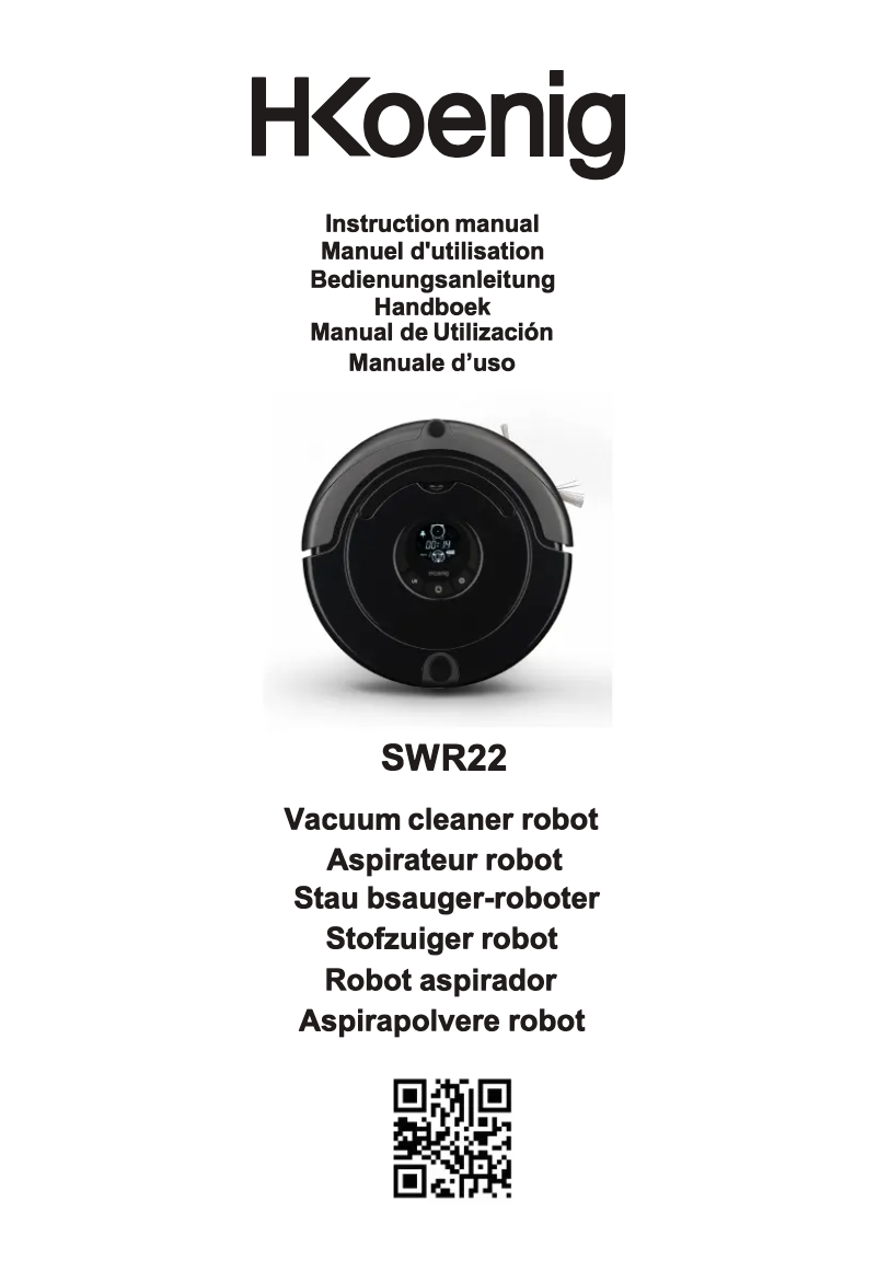 Page 1 de la notice Manuel utilisateur H.Koenig SWR22