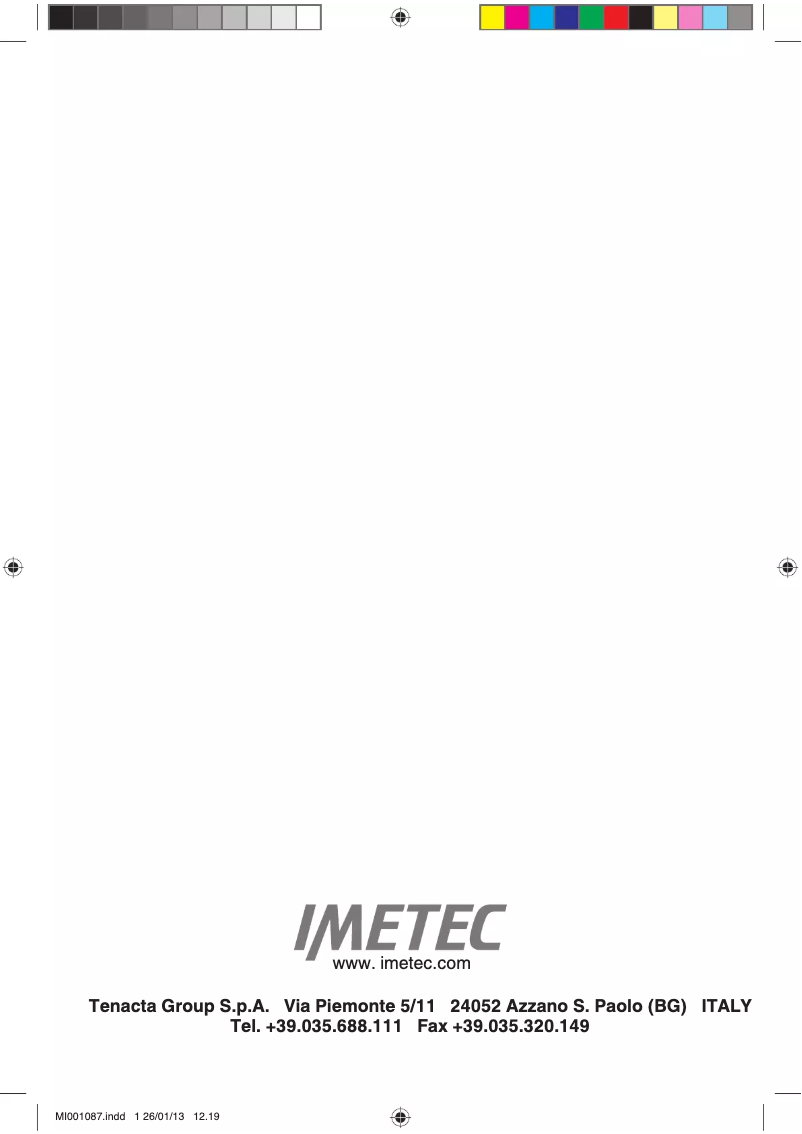 Página 1 del manual Manual de usuario Imetec H3902