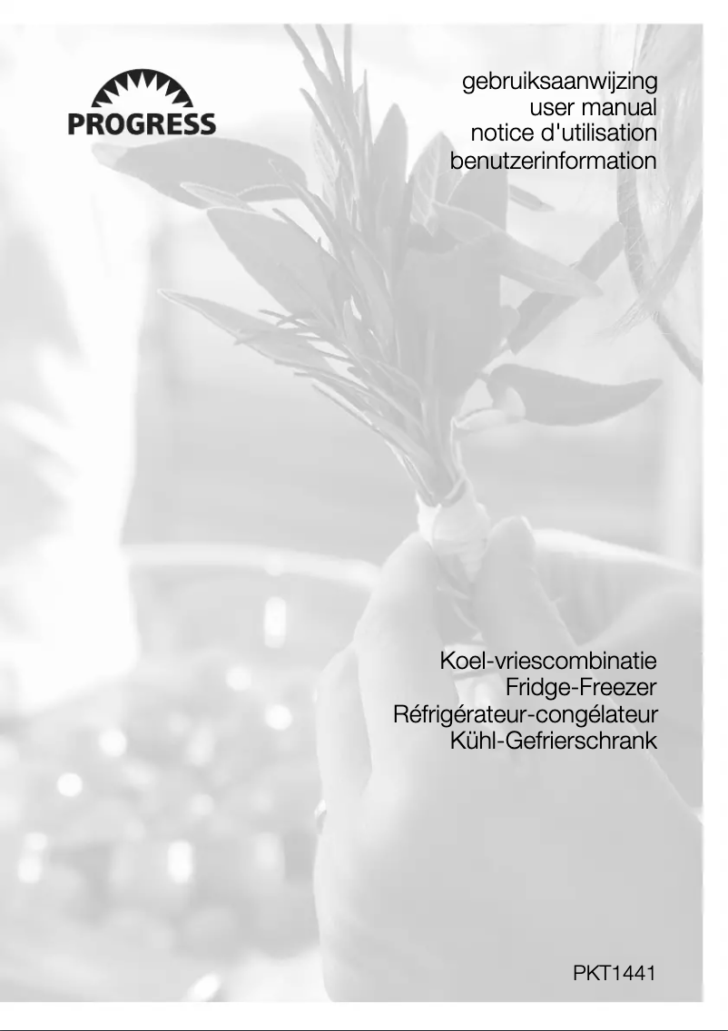 Page 1 de la notice Manuel utilisateur Progress PKT1441