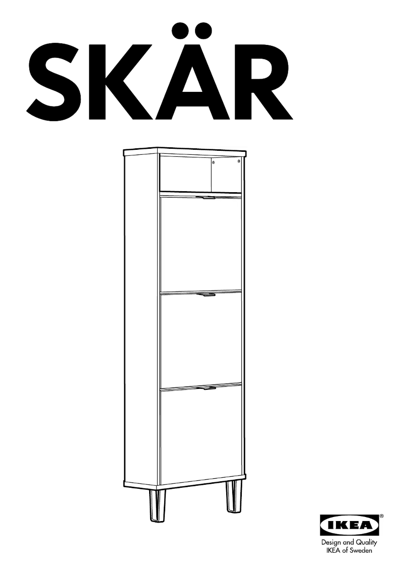 Page 1 de la notice Manuel utilisateur Ikea SKAR