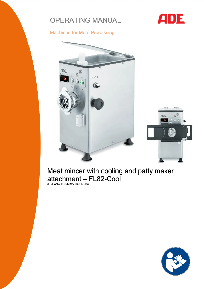 Page 1 de la notice Manuel utilisateur ADE FL-Cool-210504