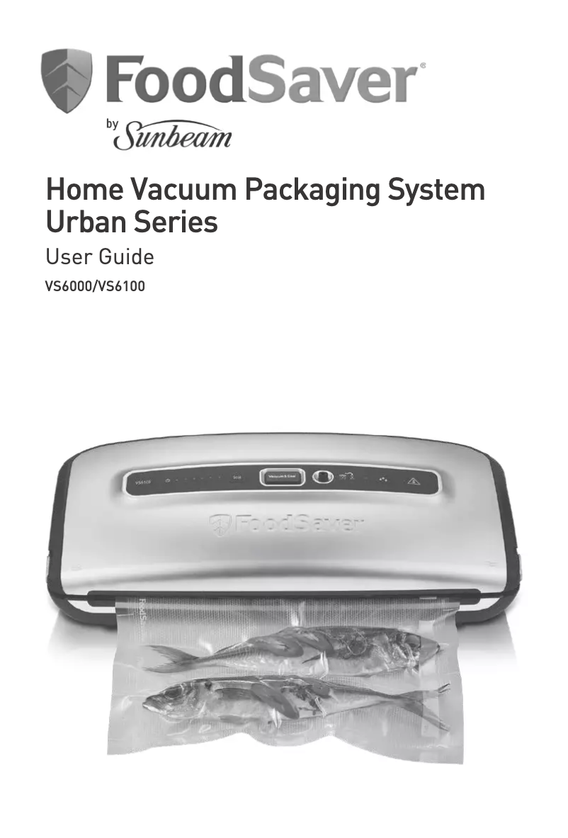 Page 1 de la notice Manuel utilisateur FoodSaver VS6100