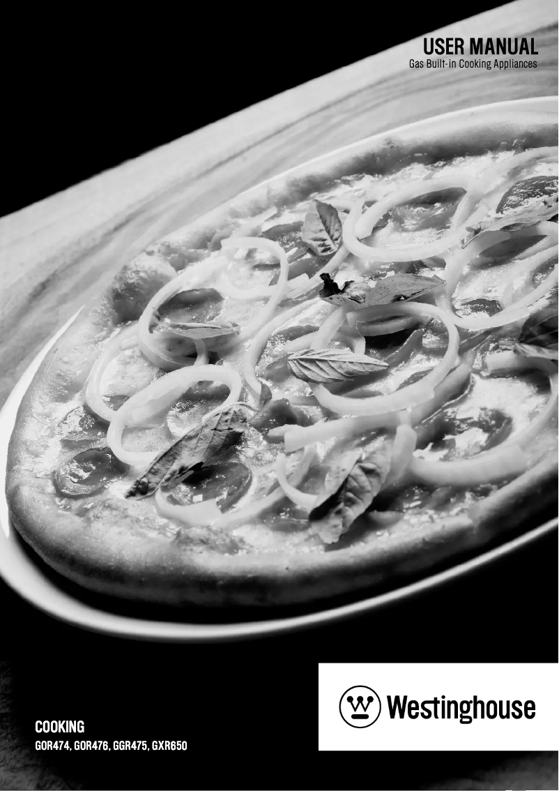 Page 1 de la notice Manuel utilisateur Westinghouse GOR476S