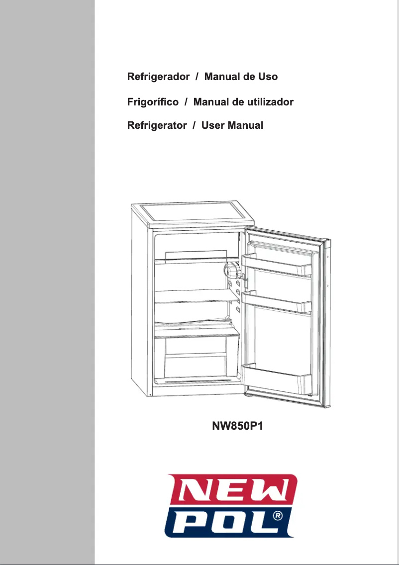 Page 1 de la notice Manuel utilisateur New Pol NW850P1
