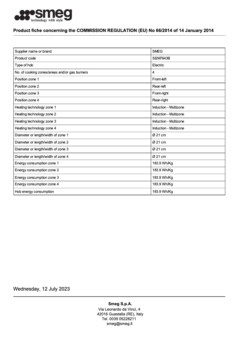 Image de la première page du manuel de l'appareil SI2M7643B