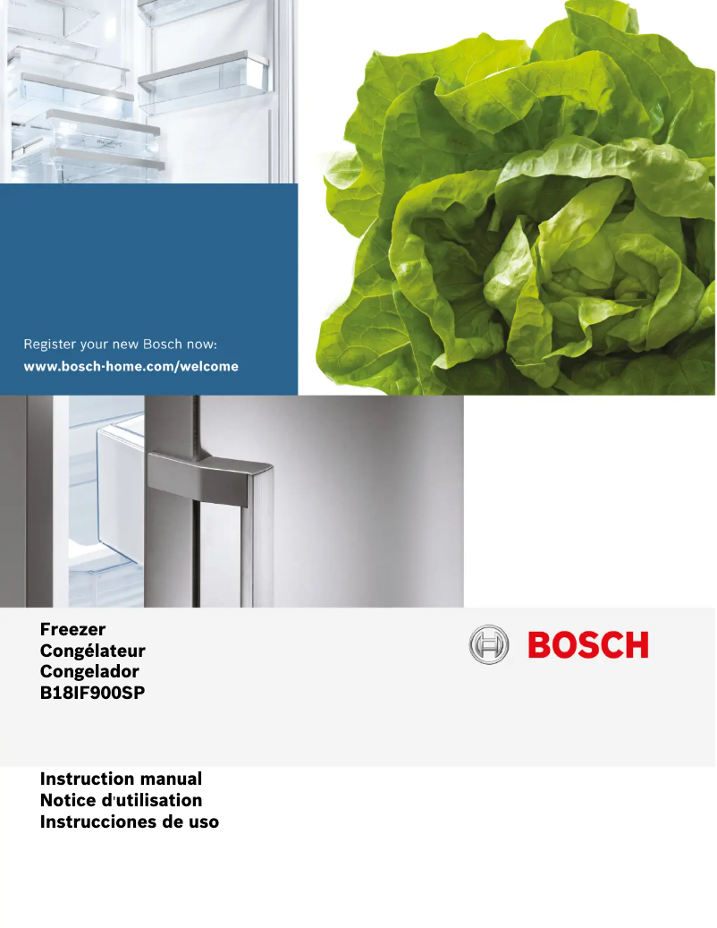 Page 1 of the manual Use and Maintenance Manual Bosch B18IF900SP
