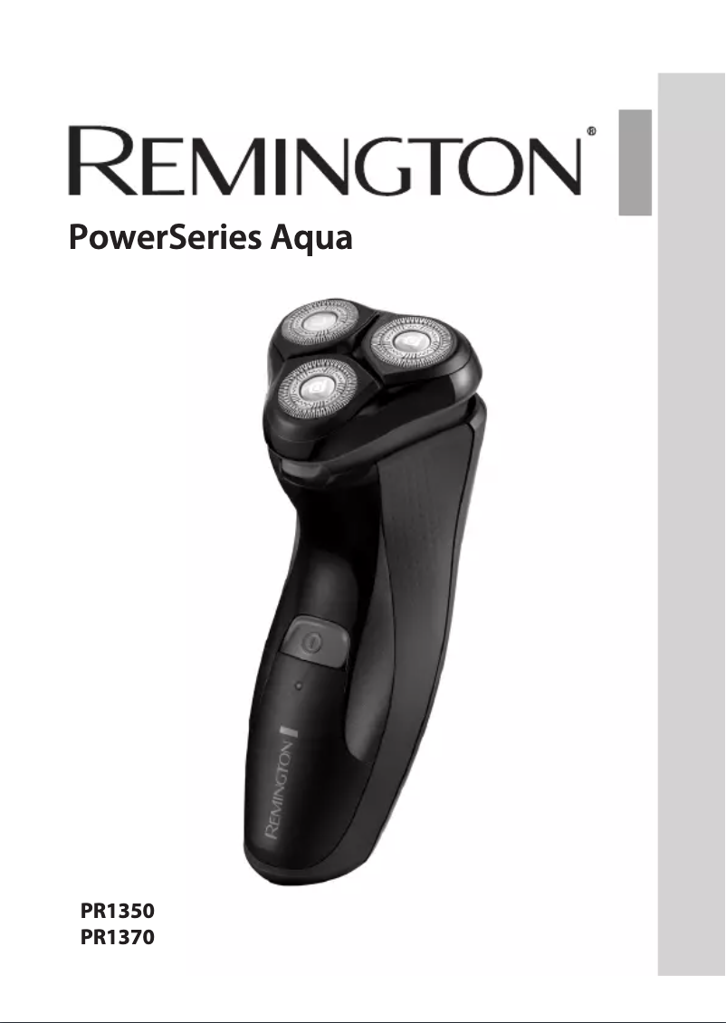 Page 1 de la notice Manuel utilisateur Remington PowerSeries Aqua PR1370