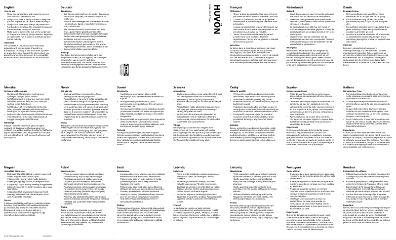 Page 1 de la notice Manuel utilisateur Ikea HUVÖN 104.571.07