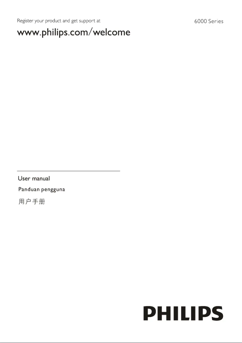 Página 1 del manual Manual de usuario Philips 55PUT6004