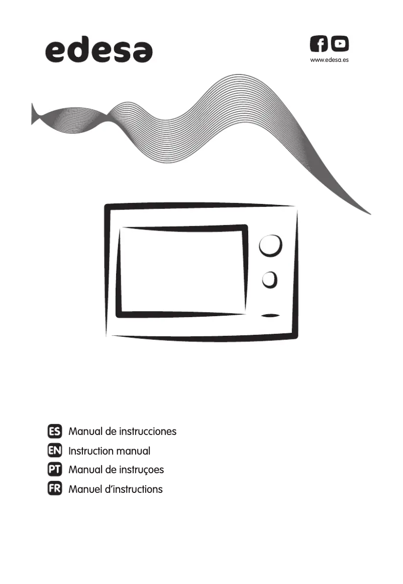 Page 1 de la notice Manuel utilisateur Edesa EMW-2010-IG XBK