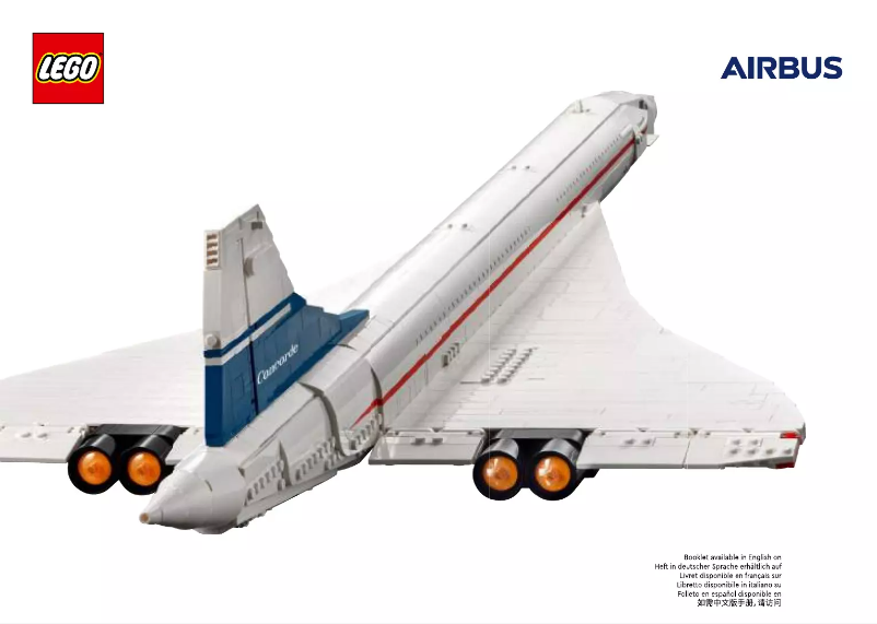 Image de la première page du manuel de l'appareil Airbus Concorde 10318