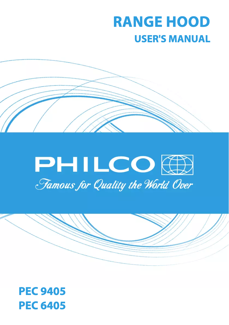 Page 1 of the manual User Manual Philco PEC 6405