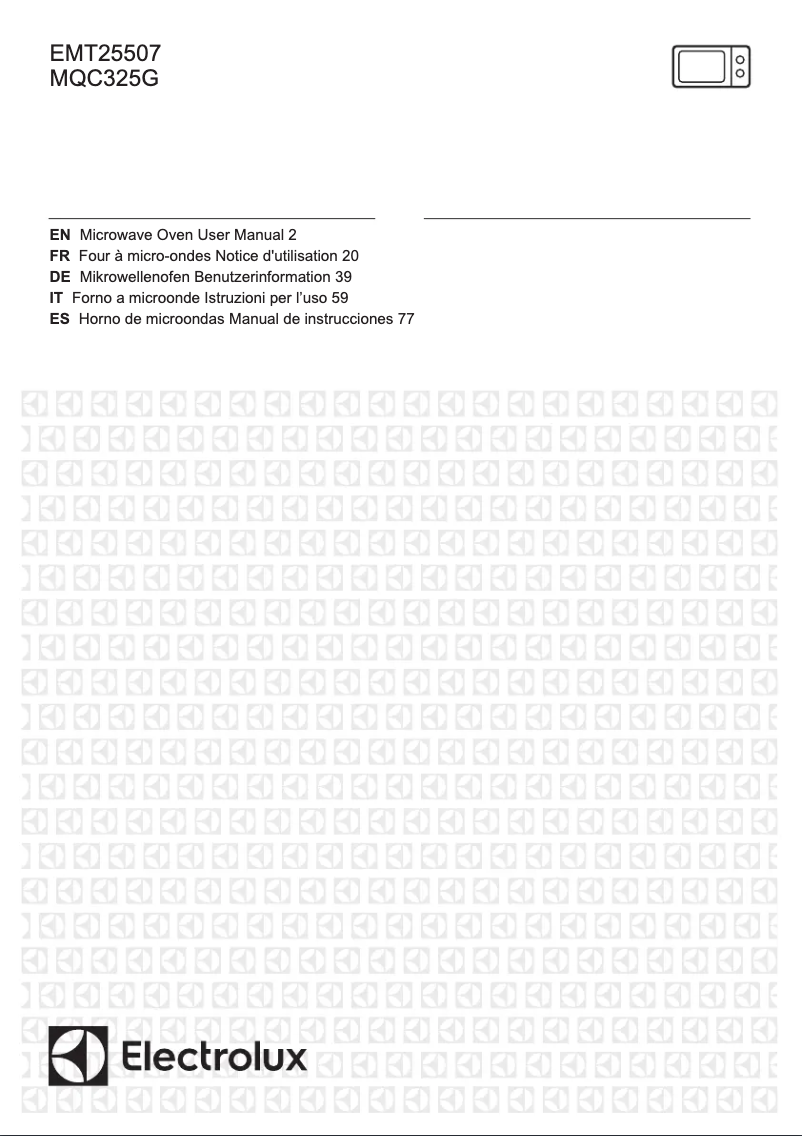 Página 1 del manual Manual de usuario Electrolux EMT25507OX