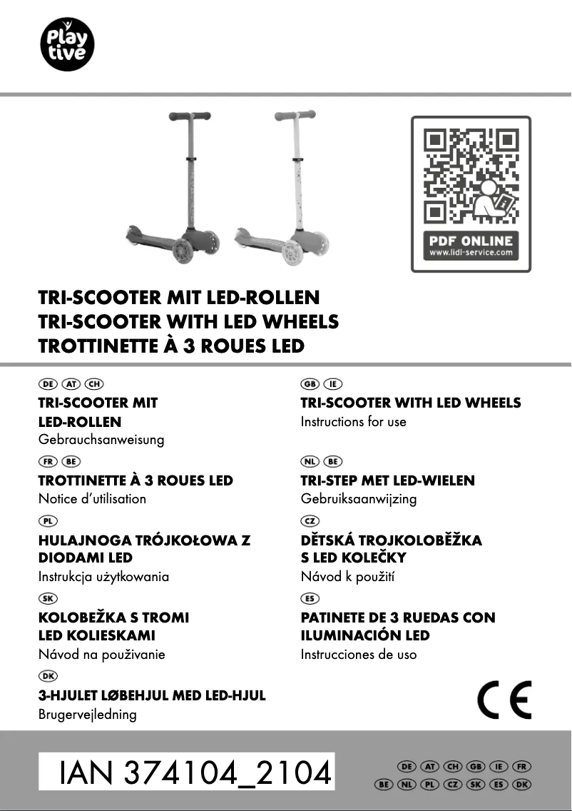 Página 1 del manual Manual de usuario Playtive IAN 374104