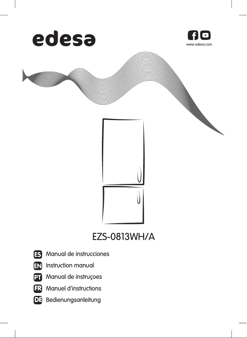 Page 1 de la notice Manuel utilisateur Edesa EZS-0813 WH