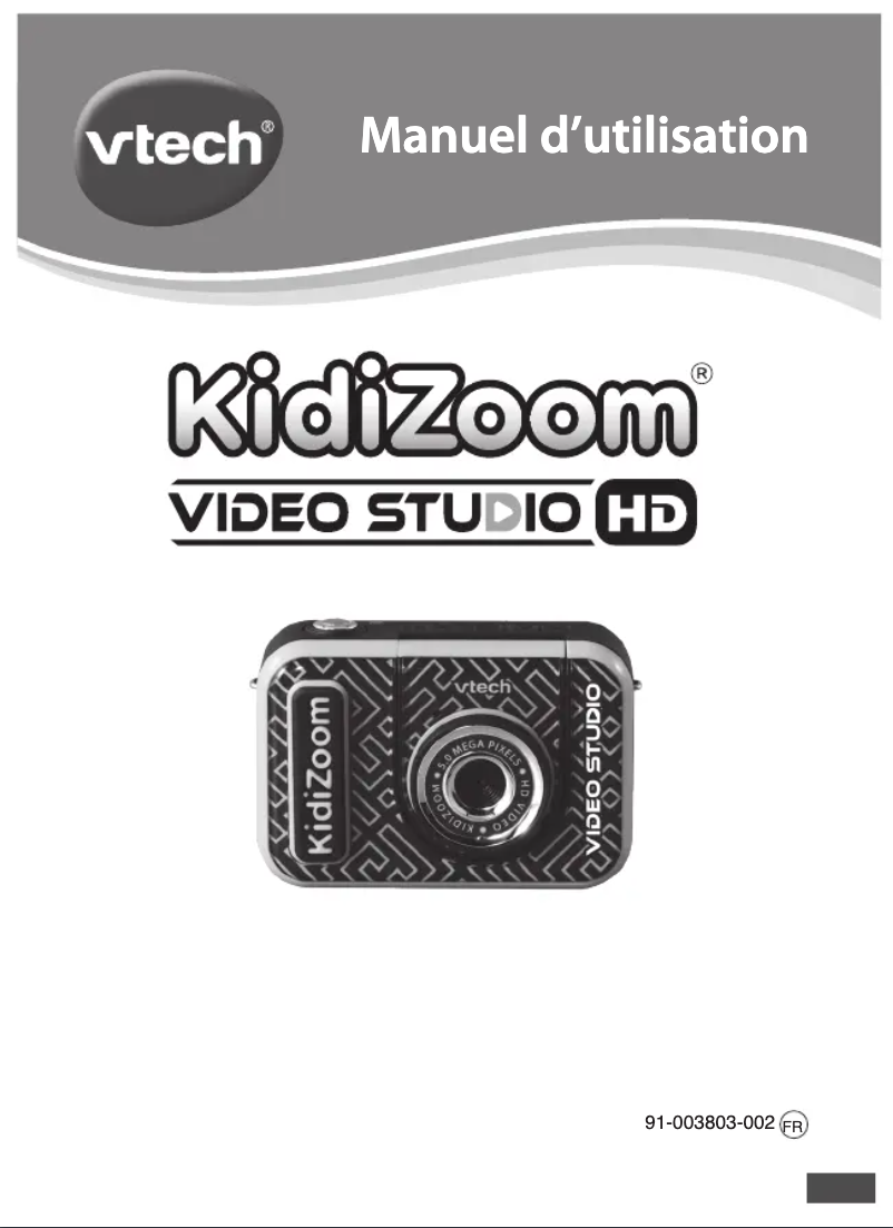 Page 1 de la notice Manuel utilisateur Vtech Kidizoom Video Studio HD