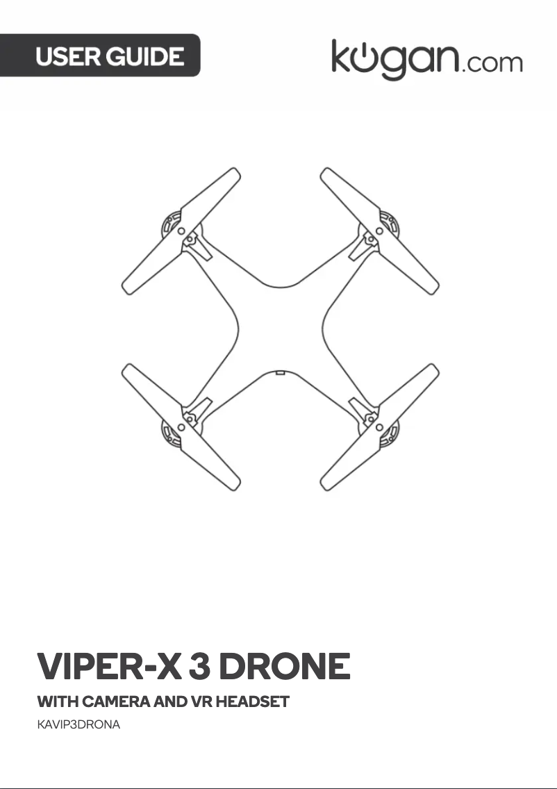 Page 1 de la notice Manuel utilisateur Kogan Viper-X 3