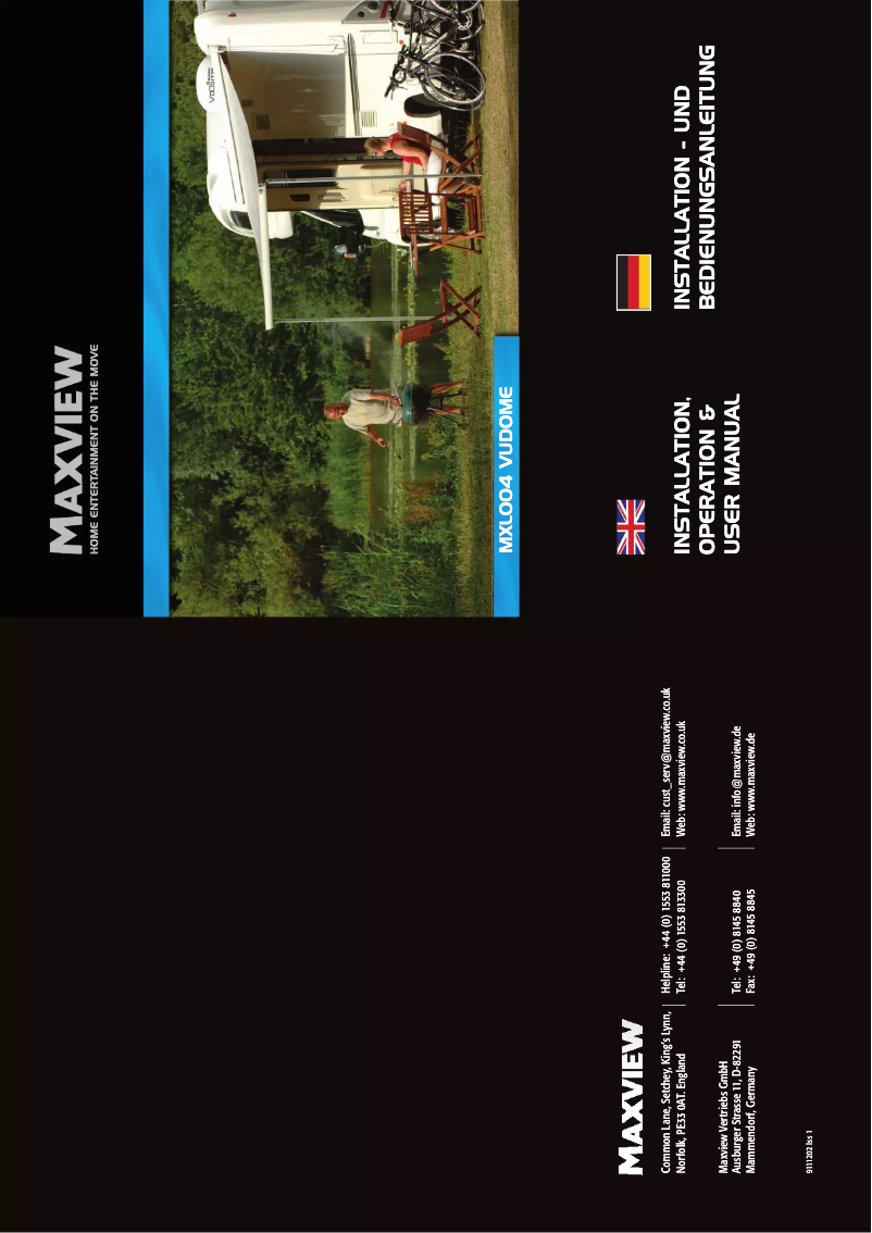 Página 1 del manual Manual de usuario Maxview VuDome MXL004