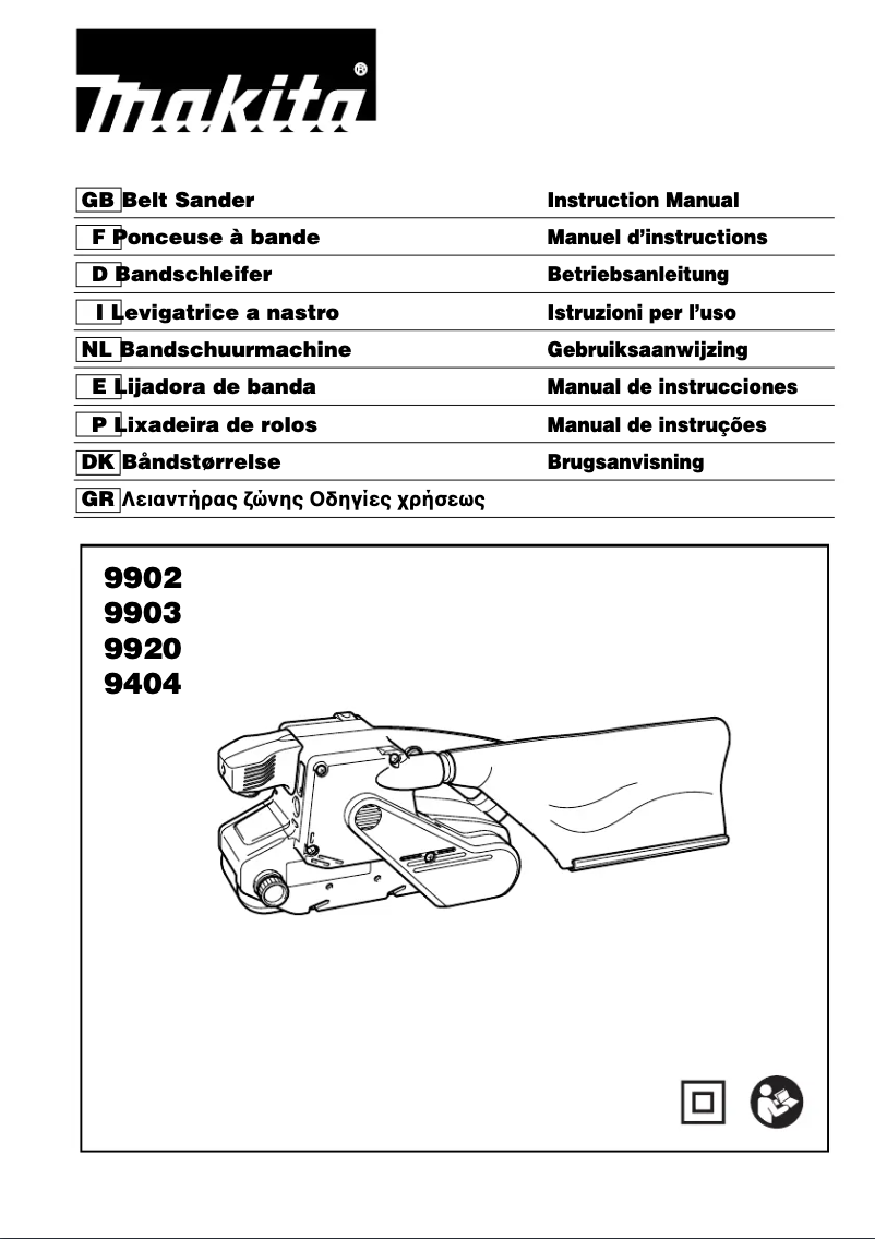 Page 1 de la notice Manuel utilisateur Makita 9902