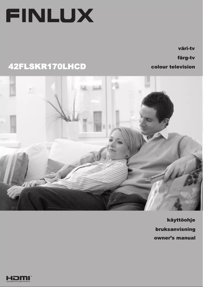 Page 1 de la notice Manuel utilisateur Finlux 42FLSKR170LHCD