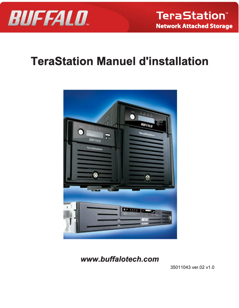 Page 1 of the manual User Manual Buffalo TeraStation III
