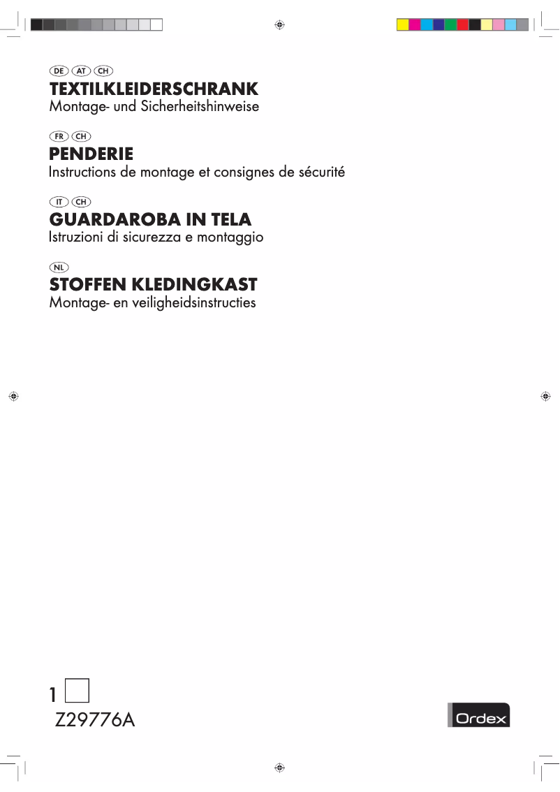 Page 1 de la notice Manuel utilisateur Ordex IAN 74395