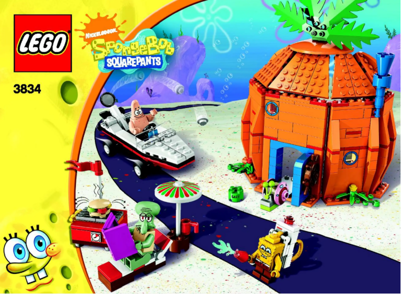 Página 1 del manual Manual de usuario Lego Spongebob 3834