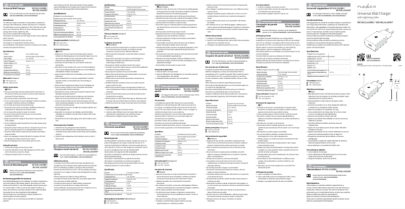 Page 1 de la notice Manuel utilisateur Nedis WCHAL242ABK