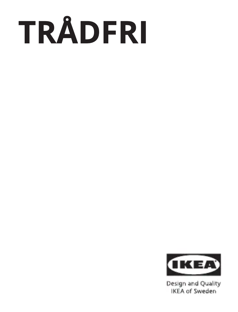 Page 1 de la notice Manuel utilisateur Ikea TRÅDFRI 404.897.53