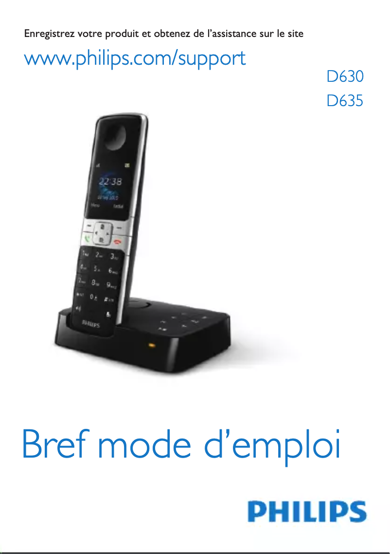 Página 1 del manual Manual de usuario Philips D6301W