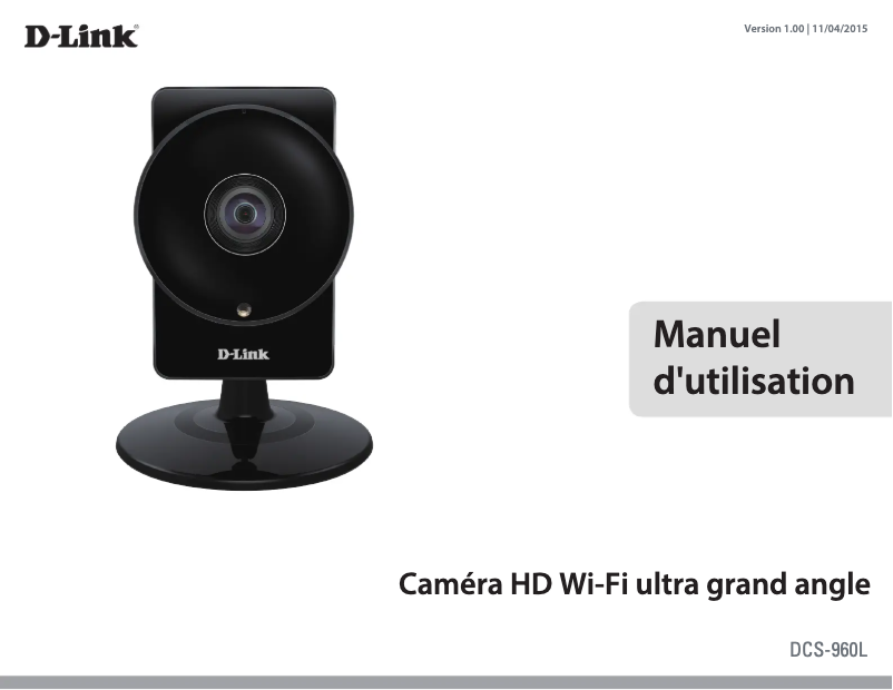 Page 1 de la notice Manuel utilisateur D-Link DCS-960L