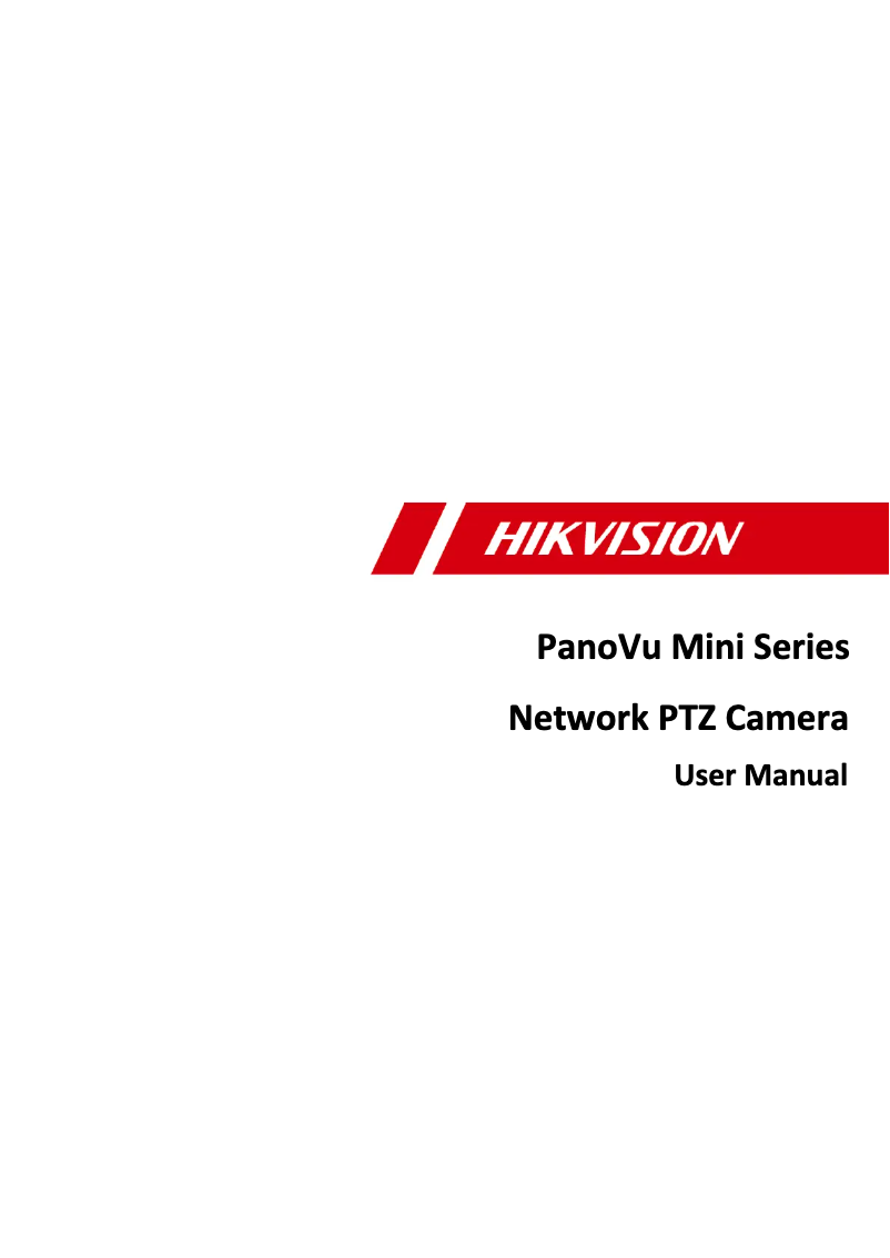 Página 1 del manual Manual de usuario Hikvision DS-2PT5326IZ