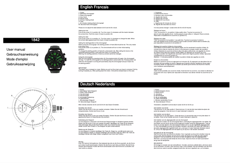 Page 1 of the manual User Manual Davis 1842