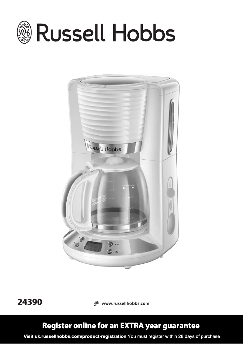 Page 1 de la notice Manuel utilisateur Russell Hobbs 24390