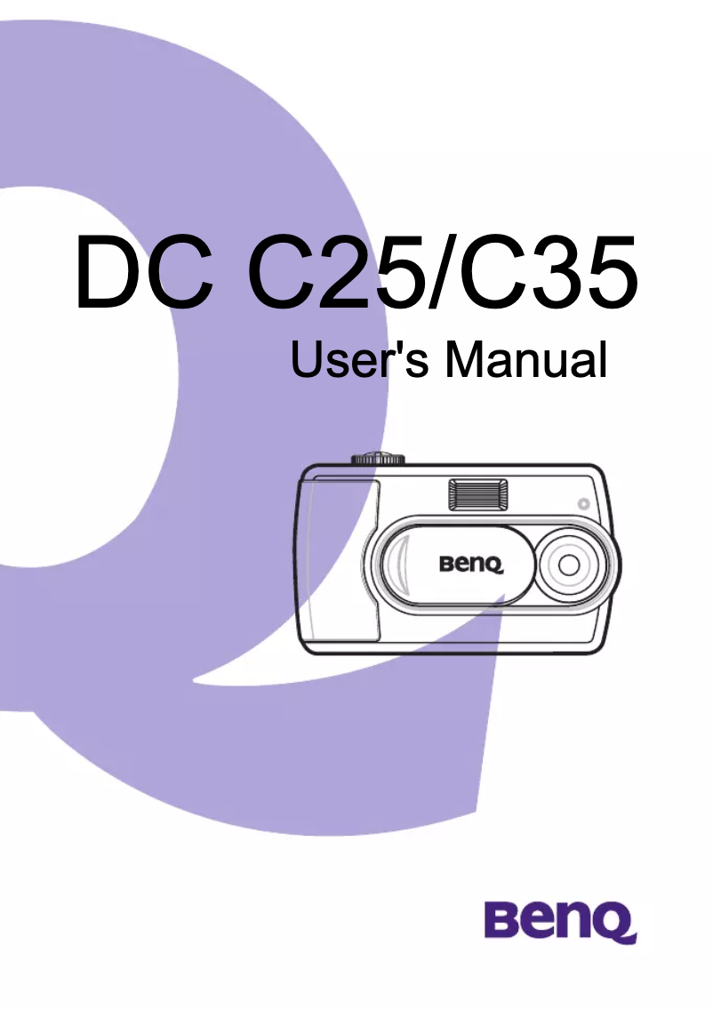 Página 1 del manual Manual de usuario BenQ DC C35