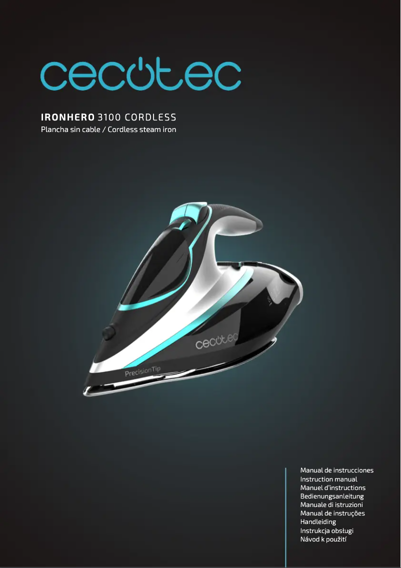 Página 1 del manual Manual de usuario Cecotec IronHero 3100 Cordless