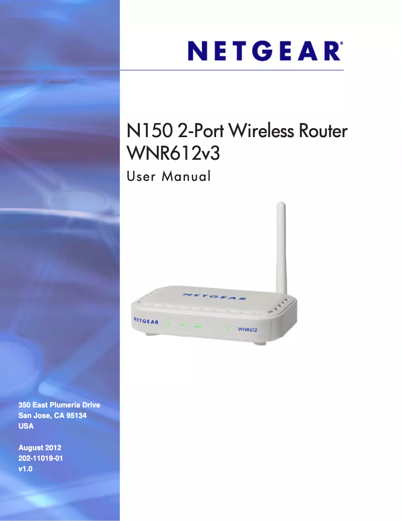 Page 1 de la notice Manuel utilisateur Netgear WNR612