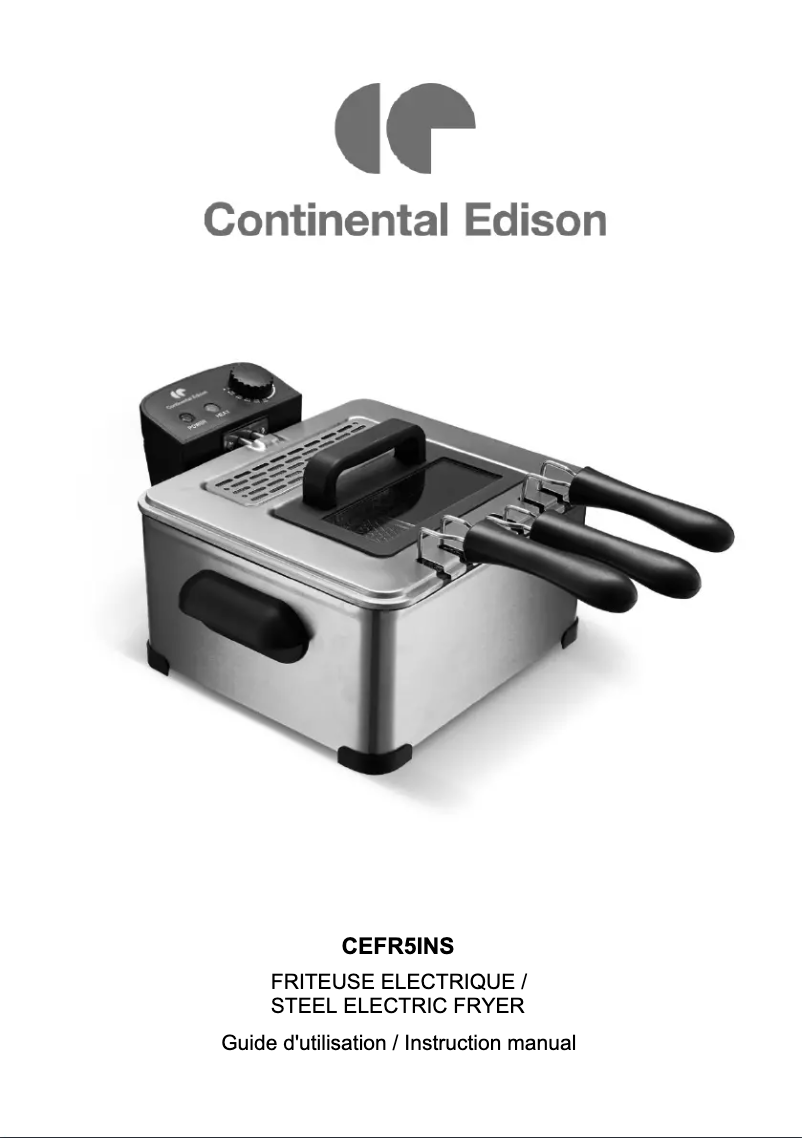 Page 1 de la notice Manuel utilisateur Continental Edison CEFR5INS