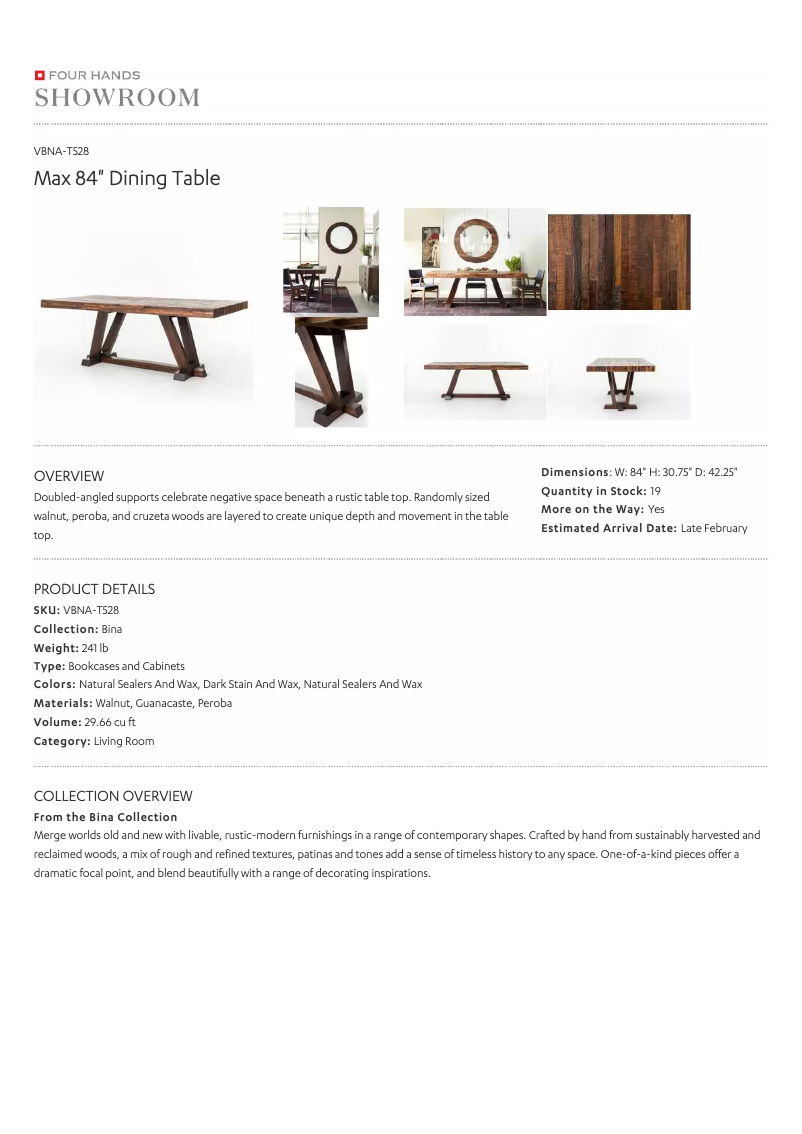 Página 1 del manual Manual de usuario Four Hands VBNA-T528