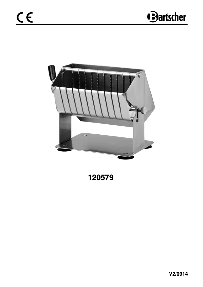 Page 1 de la notice Manuel utilisateur Bartscher 10M1750M