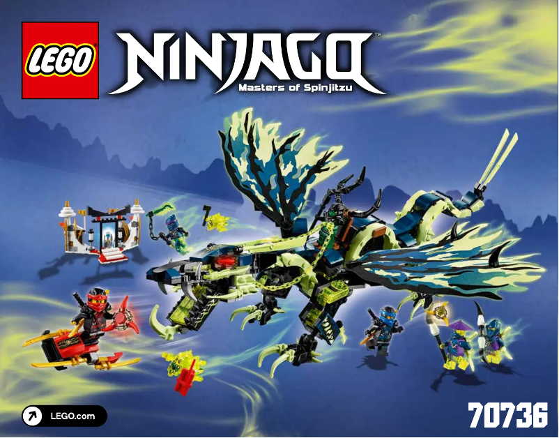 Página 1 del manual Manual de usuario Lego Ninjago 70736