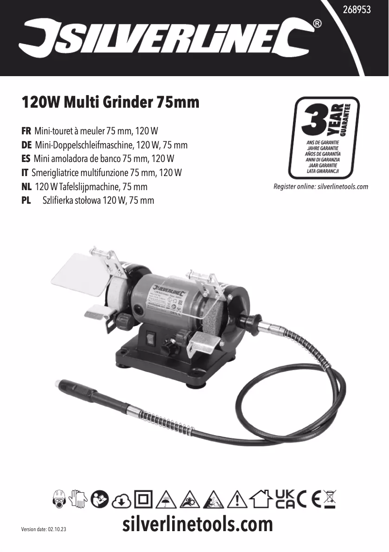 Page 1 de la notice Manuel utilisateur Silverline 268953