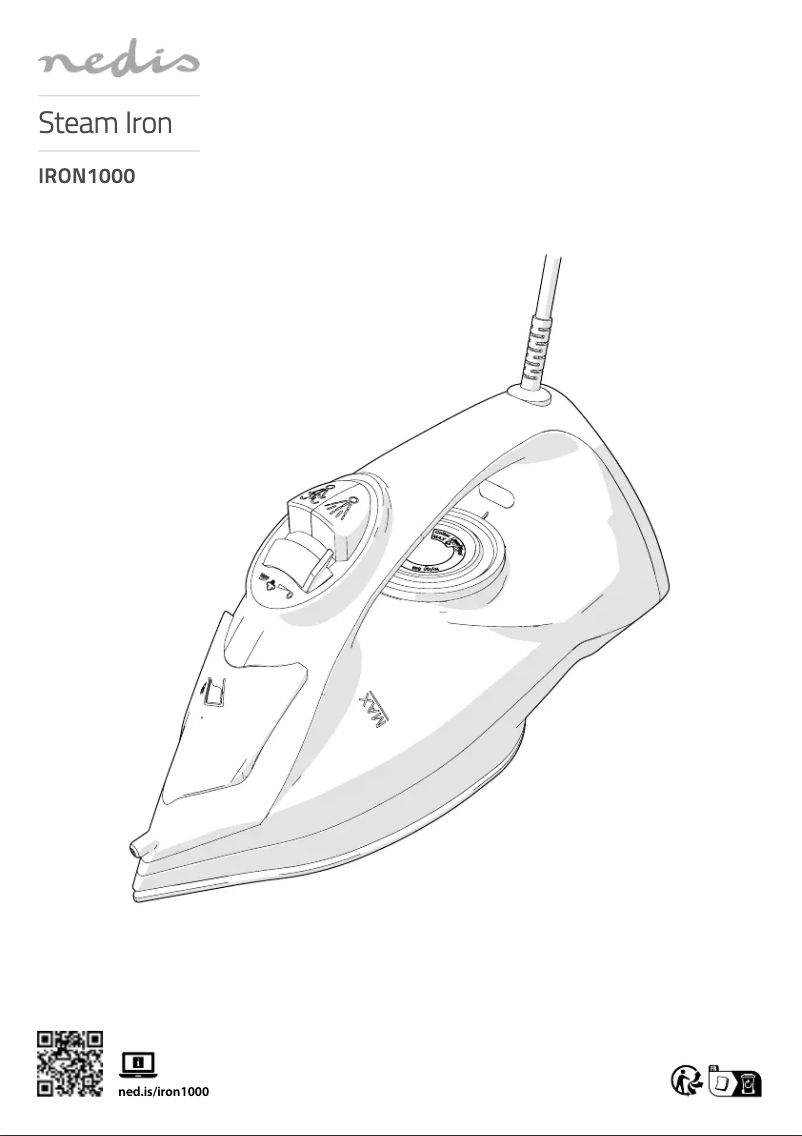 Page 1 de la notice Manuel utilisateur Nedis IRON1000
