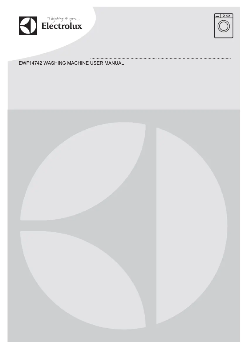 Página 1 del manual Manual de usuario Electrolux EWF14742