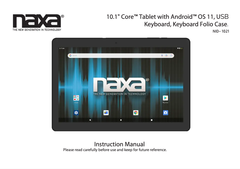 Page 1 de la notice Manuel utilisateur Naxa NID-1021